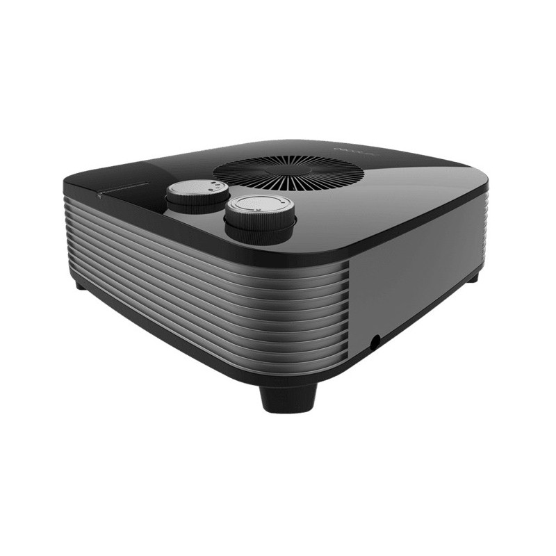 Cecotec 08255 calefactor eléctrico Interior Negro, Gris 2000 W Ventilador eléctrico