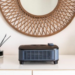 Cecotec 08255 calefactor eléctrico Interior Negro, Gris 2000 W Ventilador eléctrico