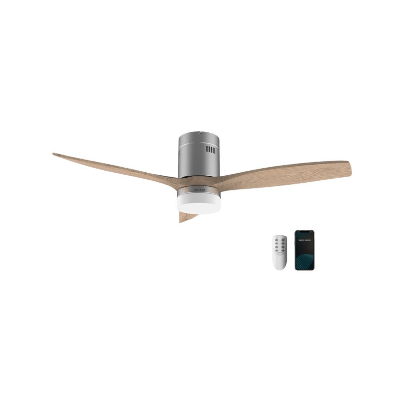 Cecotec 08240 ventilador Acero, Madera
