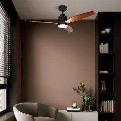 Ufesa 84105848 ventilador Negro, Roble