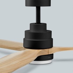 Ufesa 84105846 ventilador Negro, Madera