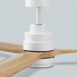 Ufesa 84105845 ventilador Blanco, Madera