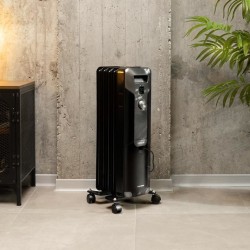 Cecotec 07801 calefactor eléctrico Interior Negro 1000 W Radiador de aceite eléctrico