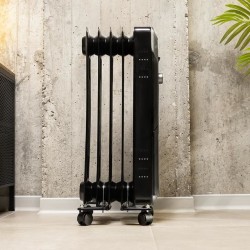 Cecotec 07801 calefactor eléctrico Interior Negro 1000 W Radiador de aceite eléctrico