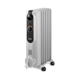 De’Longhi TRRSE0715 calefactor eléctrico Interior Gris 1500 W Radiador de aceite eléctrico