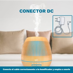 Grunkel NATURE ESSENCE humidificador Vapor 0,4 L Madera 400 W