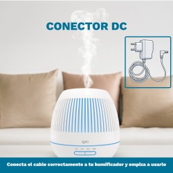 Grunkel PEARL ESSENCE humidificador Vapor 0,4 L Blanco 400 W
