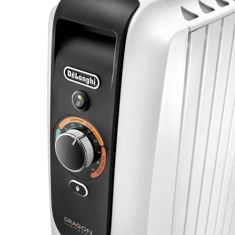 De’Longhi TRD 50615 Dragon 5 Interior Negro, Blanco 1500 W Radiador de aceite eléctrico