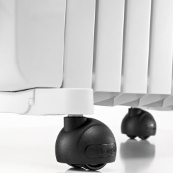 De’Longhi TRD 51025 Dragon 5 Interior Negro, Blanco 2500 W Radiador de aceite eléctrico