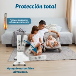 Grunkel RMC-2000 calefactor eléctrico Interior Gris, Blanco 2000 W Convector