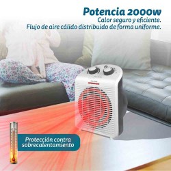 Grunkel WB-2000PLUSBL Interior Gris Oscuro 2000 W Ventilador eléctrico