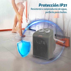 Grunkel WB-2000PLUSBL calefactor eléctrico Interior Negro 2000 W Ventilador eléctrico