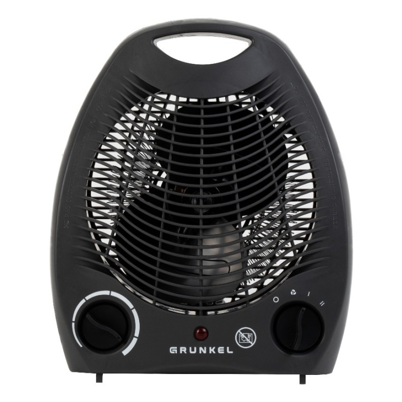 Grunkel WB-2000 calefactor eléctrico Interior Negro 2000 W Ventilador eléctrico