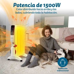 Grunkel RMC-1500DG calefactor eléctrico Interior Blanco 1500 W Convector