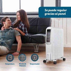 Grunkel RAC-10PIROSDIGITAL calefactor eléctrico 2500 W Radiador de aceite eléctrico
