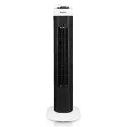 Aspes AVT453100ON ventilador Negro, Blanco