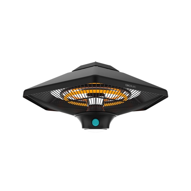 Cecotec ReadyWarm 2000 Power Ceiling Exterior Negro 2000 W Calefactor eléctrico halógeno