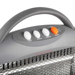 Orbegozo BP 5008 Interior Gris 1200 W Calefactor eléctrico halógeno