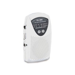 ELBE RF-50 radio Portátil Analógica Negro, Blanco