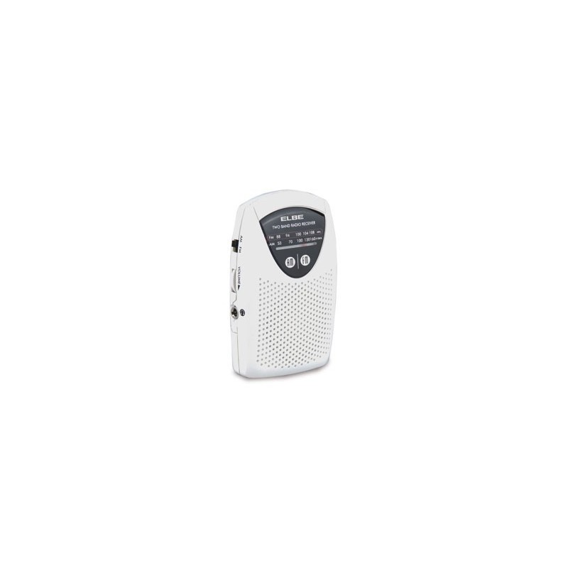 ELBE RF-50 radio Portátil Analógica Negro, Blanco