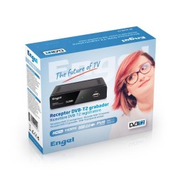 Engel Axil RT5130T2 descodificador para televisor Cable Full HD Negro