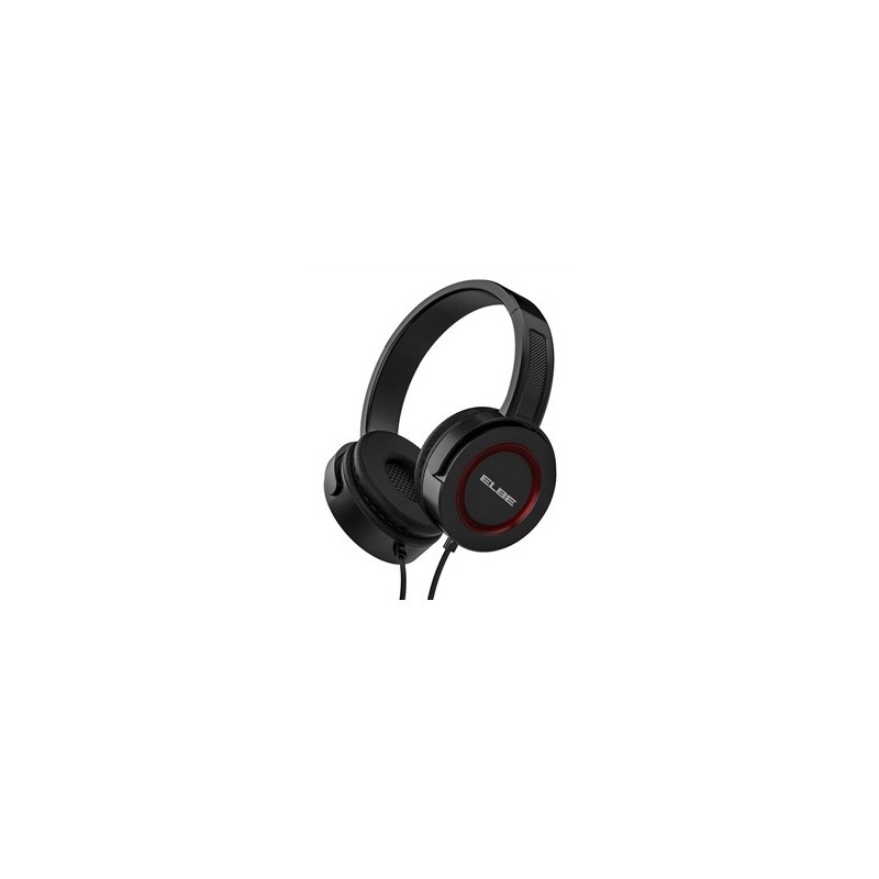 ELBE AU-813-NR auricular y casco Auriculares Alámbrico Diadema Llamadas Música Negro, Rojo