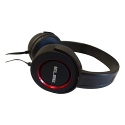 ELBE AU-813-NR auricular y casco Auriculares Alámbrico Diadema Llamadas Música Negro, Rojo