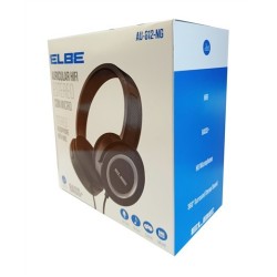 ELBE AU-812-NG auricular y casco Auriculares Alámbrico Diadema Música Negro, Gris