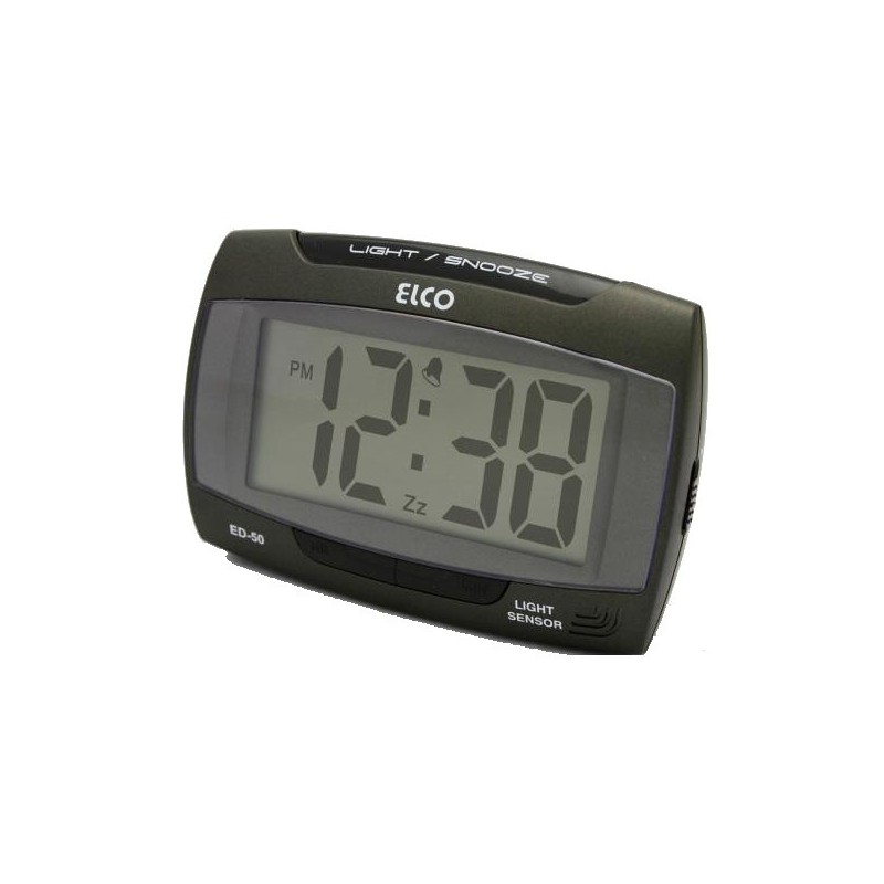 Elco ED-50 despertador Reloj despertador digital Negro