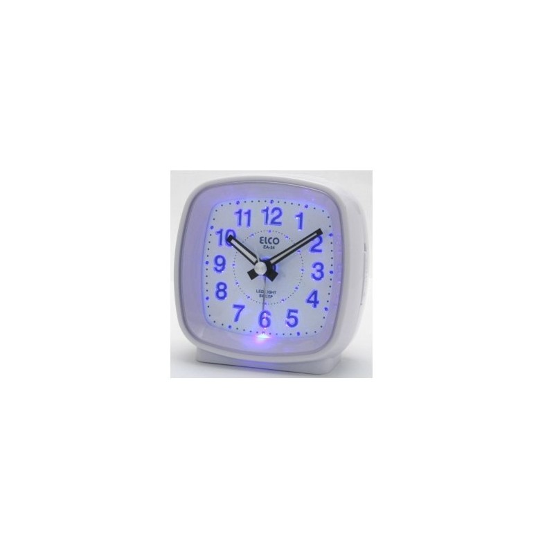 Elco EA-34 despertador Reloj despertador analógico Blanco