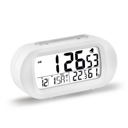 ELBE RD-009-B despertador Reloj despertador digital Blanco