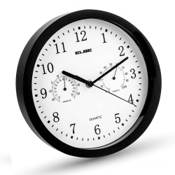 ELBE RP-1005-N reloj de mesa o pared Reloj digital Alrededor Negro, Blanco