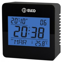 Elco ED-60 despertador Reloj despertador digital Negro