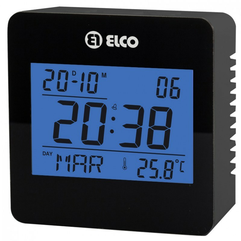 Elco ED-60 despertador Reloj despertador digital Negro