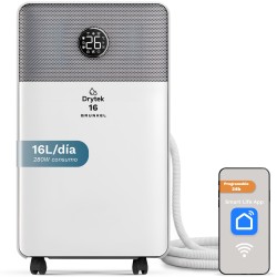 Grunkel DH-16DT deshumidificador 2 L 42 dB 280 W Blanco