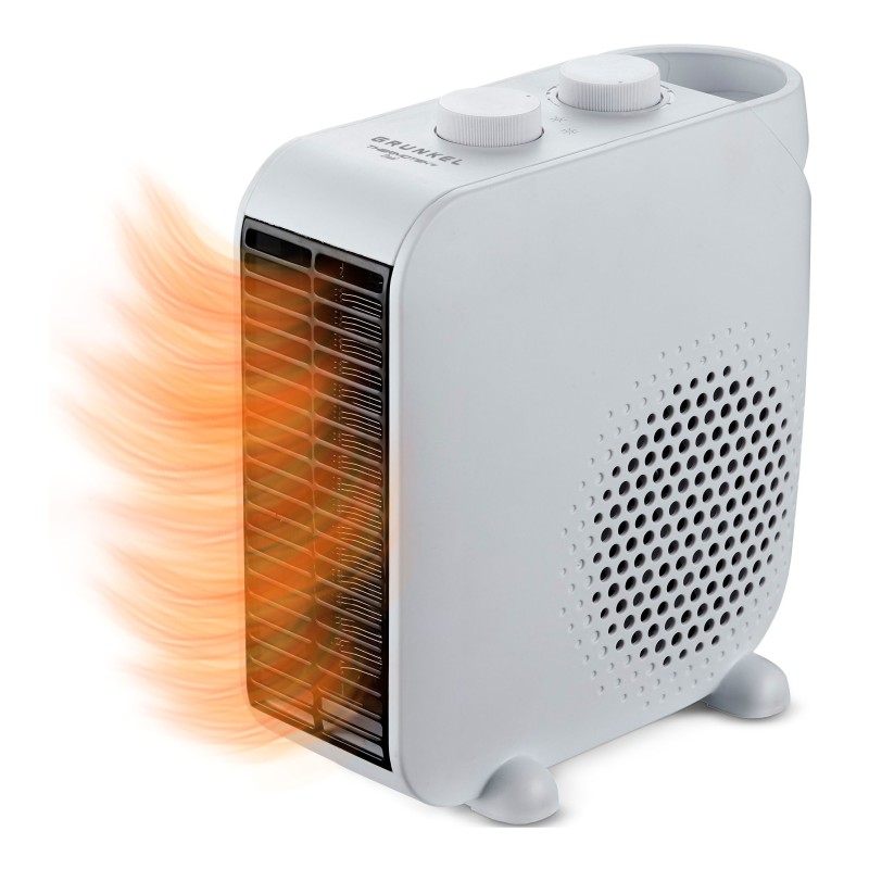 Grunkel CF-2000DUAL calefactor eléctrico Interior Blanco 2000 W Ventilador eléctrico