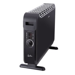 JATA C214T calefactor eléctrico Interior Negro 2000 W Convector
