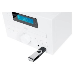 Thomson MIC122BT Microcadena de música para uso doméstico 10 W Negro, Plata