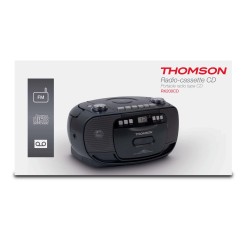 Thomson RK200CD sistema estéreo portátil Analógica 2,4 W AM, FM Negro Reproducción MP3