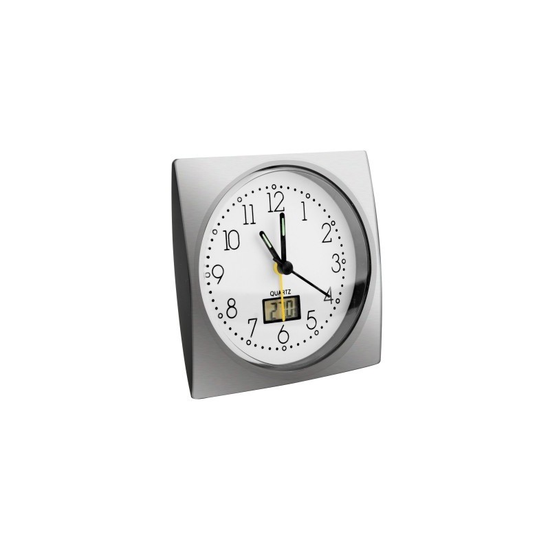 Küken 33265 despertador Reloj despertador analógico Plata