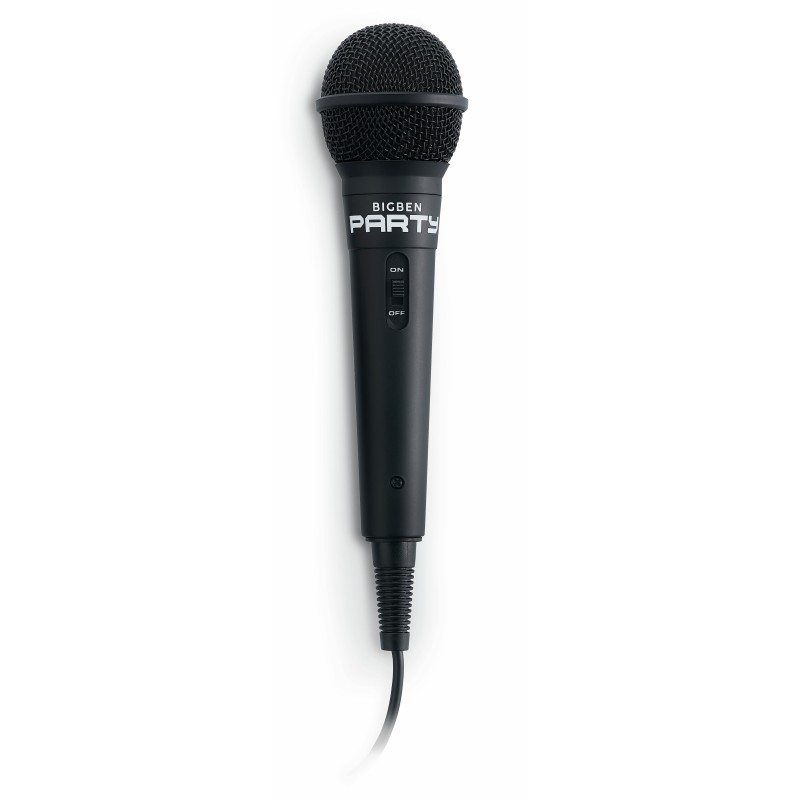 Bigben Interactive PARTYMIC micrófono Negro Micrófono para karaoke