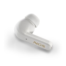NGS ARTICA TROPHY Auriculares Inalámbrico Dentro de oído Llamadas Música USB Tipo C Bluetooth Oro, Blanco