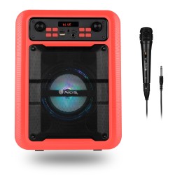NGS Roller Lingo Altavoz portátil estéreo Rojo 9 W