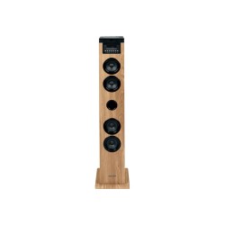 Thomson DS122CD sistema de audio para el hogar Torre de sonido para uso doméstico 10 W Negro, Madera