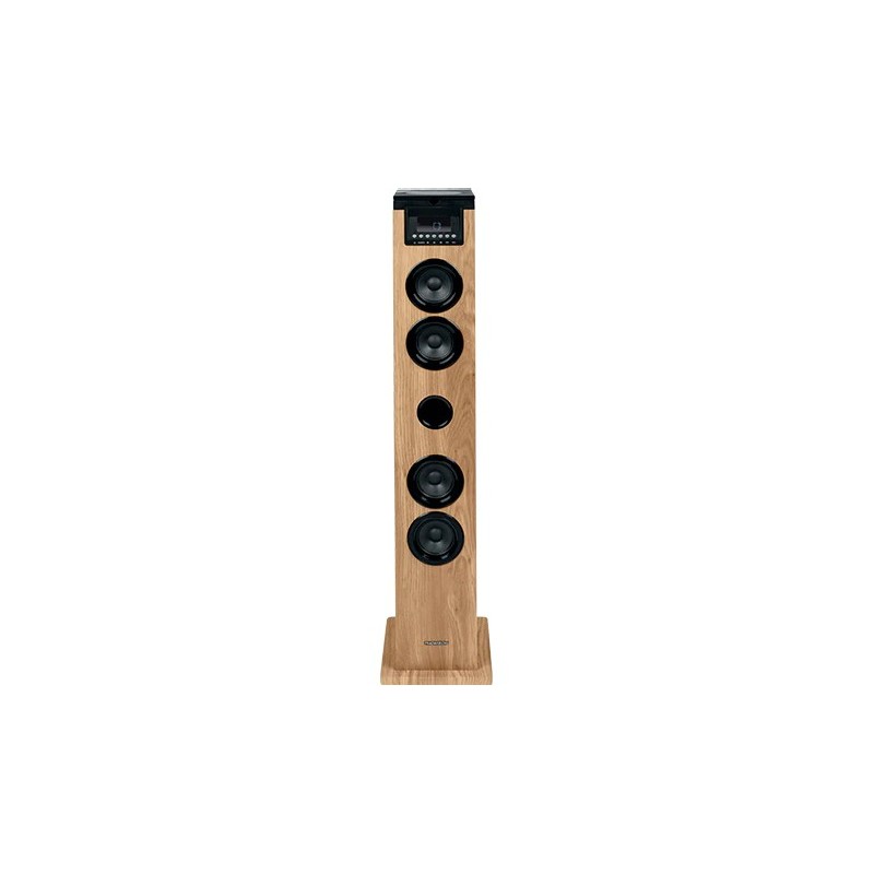Thomson DS122CD sistema de audio para el hogar Torre de sonido para uso doméstico 10 W Negro, Madera