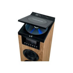 Thomson DS122CD sistema de audio para el hogar Torre de sonido para uso doméstico 10 W Negro, Madera