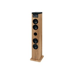 Thomson DS122CD sistema de audio para el hogar Torre de sonido para uso doméstico 10 W Negro, Madera
