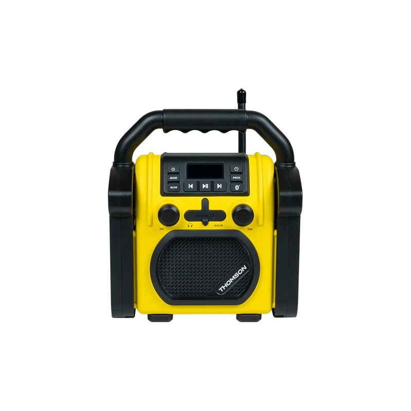 Thomson WKR50BT radio Portátil Analógica Negro, Amarillo