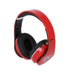 Küken 23843 auricular y casco Auriculares Inalámbrico y alámbrico Diadema Música Bluetooth Rojo