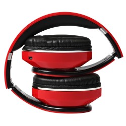 Küken 23843 auricular y casco Auriculares Inalámbrico y alámbrico Diadema Música Bluetooth Rojo